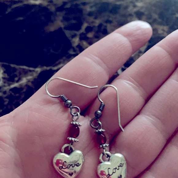 Brighton heart wire earrings. - Picture 3 of 3